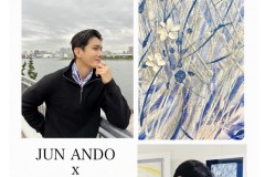 JUN ANDO x JOOWON HWANG – 絵画ストールのコラボレーション